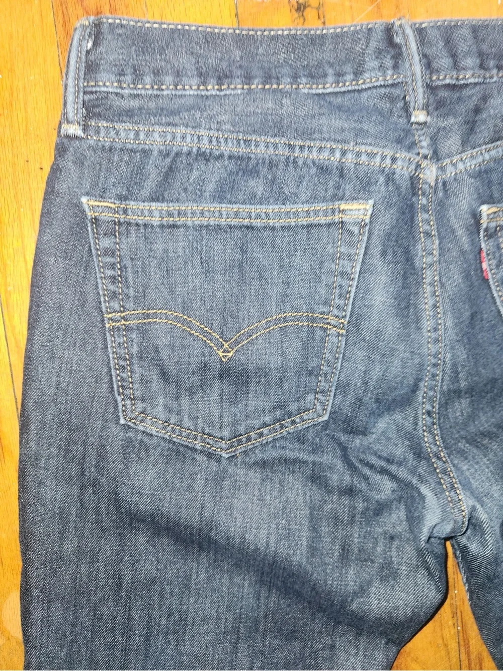 Levi's Men's Blue Straight-Leg Denim Jeans - 527